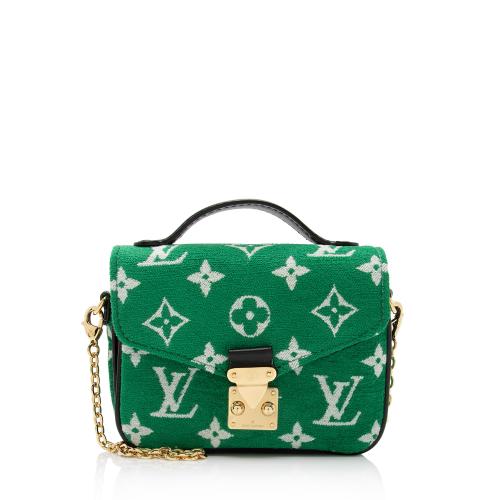 Louis Vuttion Jacquard Velvet Micro Metis Shoulder Bag