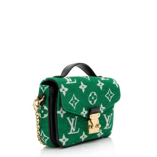 Louis Vuttion Jacquard Velvet Micro Metis Shoulder Bag