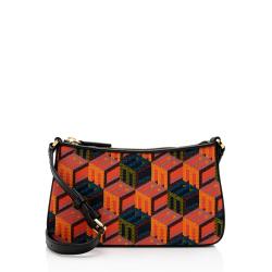 MCM Cubic Monogram Jacquard Mini Shoulder Bag