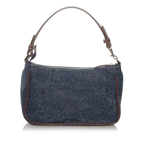 MCM Denim Satchel