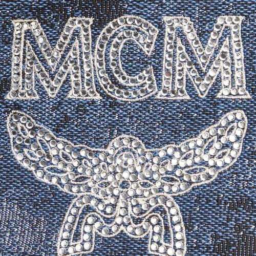 MCM Denim Satchel