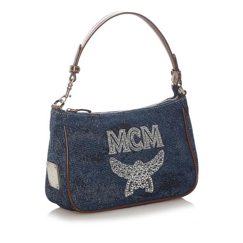 MCM Denim Satchel