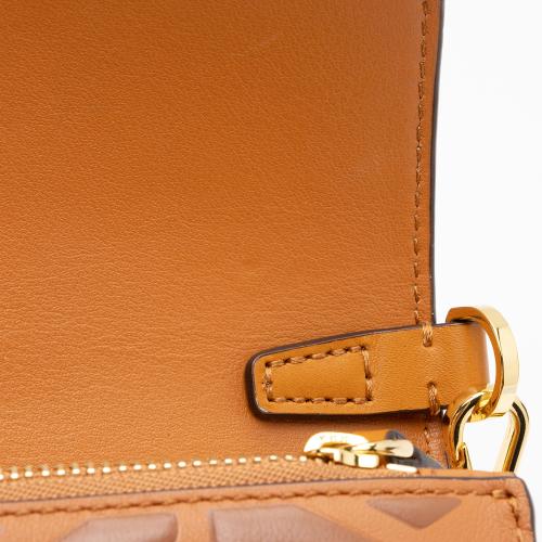 MCM Embossed Leather Tracy Mini Crossbody