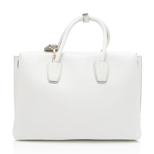 MCM Leather Milla Tote