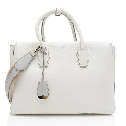 MCM Leather Milla Tote