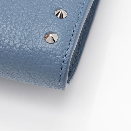 MCM Leather Studded Patricia Wallet on Chain