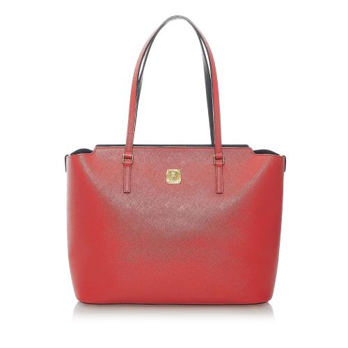 MCM Leather Tote Bag