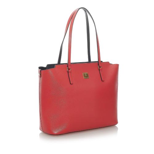 MCM Leather Tote Bag