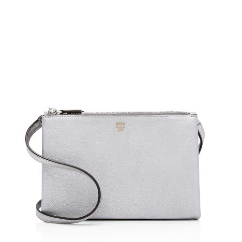 MCM Metallic Grained Calfskin Milla Crossbody