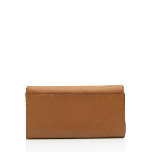 MCM Monogram Leather Patricia Wallet On Chain