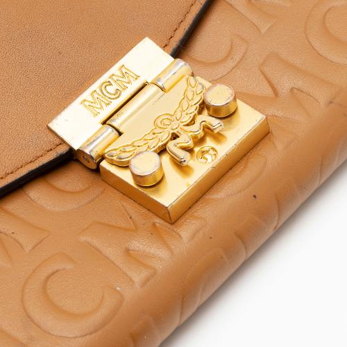 MCM Monogram Leather Patricia Wallet On Chain