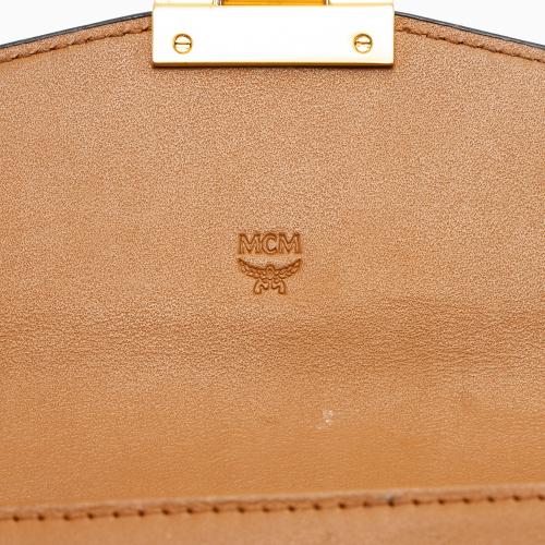 MCM Monogram Leather Patricia Wallet On Chain