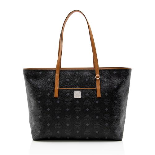 MCM Visetos Anya Top-Zip Tote