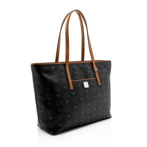 MCM Visetos Anya Top-Zip Tote