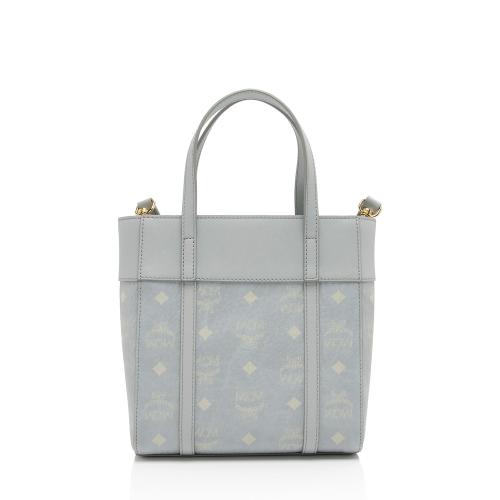 MCM Visetos Aren Mini Shopper Tote