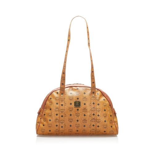 MCM Visetos Bowling Shoulder Bag