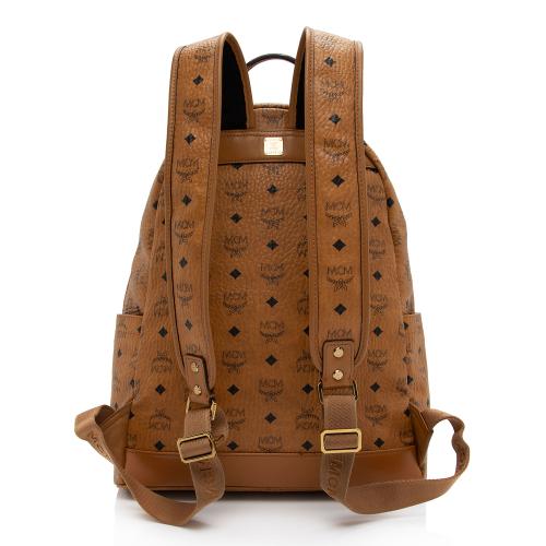 MCM Visetos Chevron Stripe Stark Medium Backpack