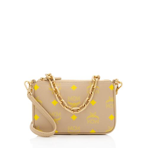 MCM Visetos Color Splash Chain Mini Crossbody