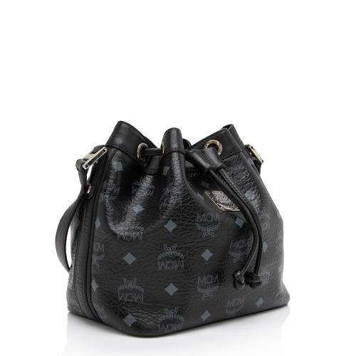 MCM Visetos Essential Drawstring Small Bucket Bag - FINAL SALE