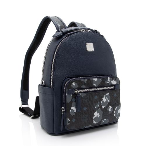 MCM Visetos Camo Floral Stark Backpack