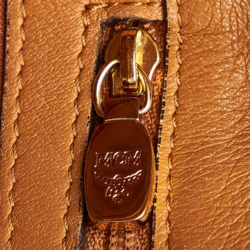 MCM Visetos Leather Handbag