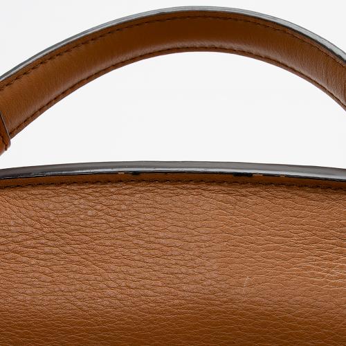 MCM Visetos Leather Top Handle