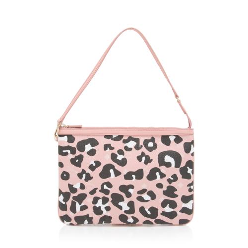 MCM Visetos Leopard Large Pochette