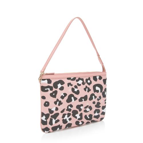 MCM Visetos Leopard Large Pochette