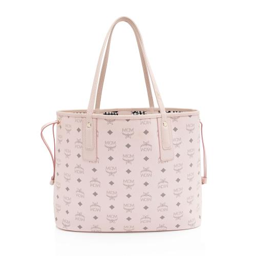 MCM Visetos Liz Reversible Medium Shopper Tote