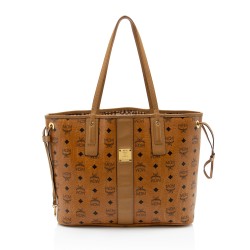 MCM Visetos Liz Reversible Medium Shopper Tote