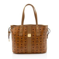 MCM Visetos Liz Reversible Medium Shopper Tote