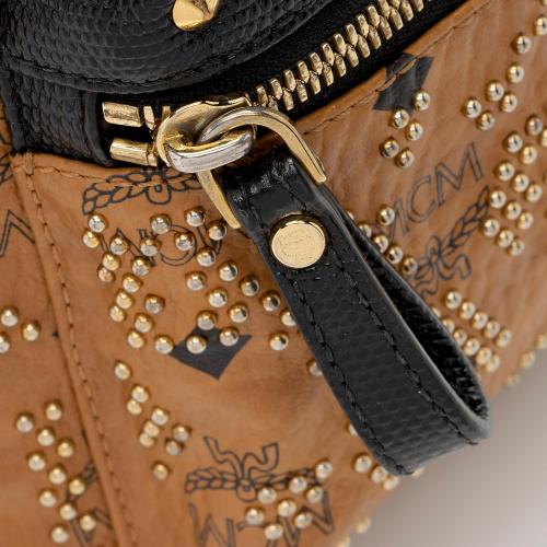 MCM Visetos Mini Studded Backpack