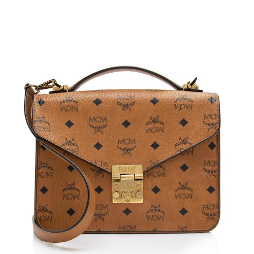 MCM Visetos Patricia Medium Satchel