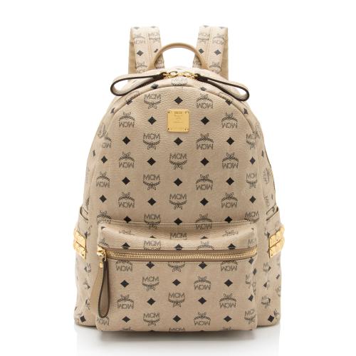 MCM Visetos Side Studs Stark Medium Backpack MCM Handbags Bag Borrow or Steal