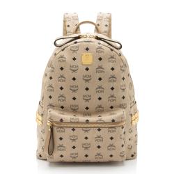 MCM Visetos Side Studs Stark Medium Backpack