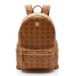 MCM Visetos Side Studs Stark Medium Backpack