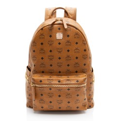 MCM Visetos Side Studs Stark Medium Backpack