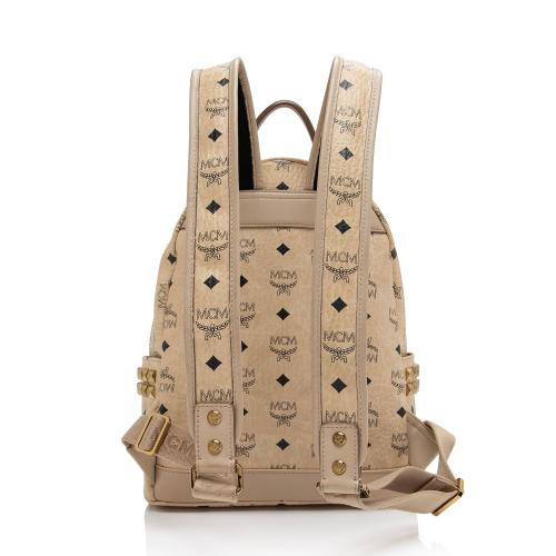 MCM Visetos Side Studs Stark Small Backpack