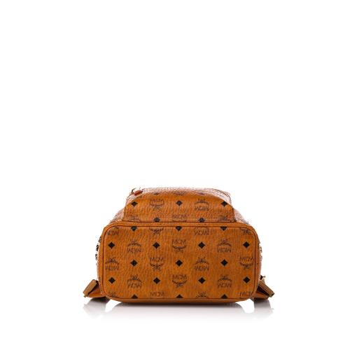 MCM Visetos Stark Leather Backpack