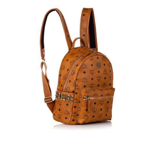 MCM Visetos Stark Leather Backpack