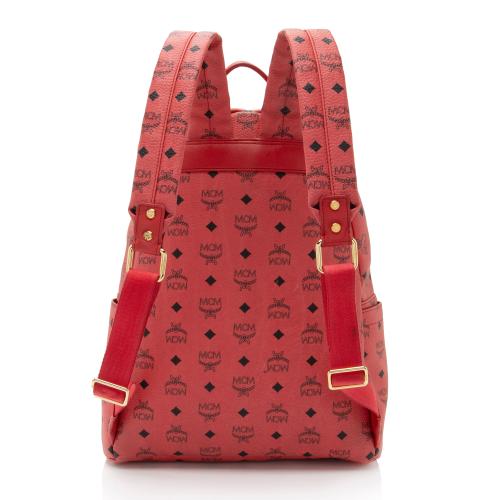 MCM Visetos Stark Studded Classic Backpack