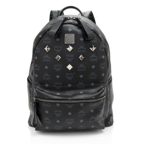 MCM Visetos Stark Studded Classic Backpack