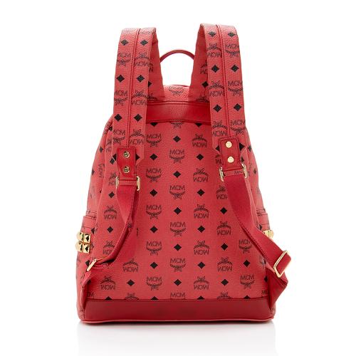 MCM Visetos Side Studs Stark Medium Backpack - FINAL SALE