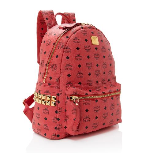 MCM Visetos Side Studs Stark Medium Backpack - FINAL SALE