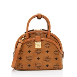 MCM Visetos Tracy Small Tote