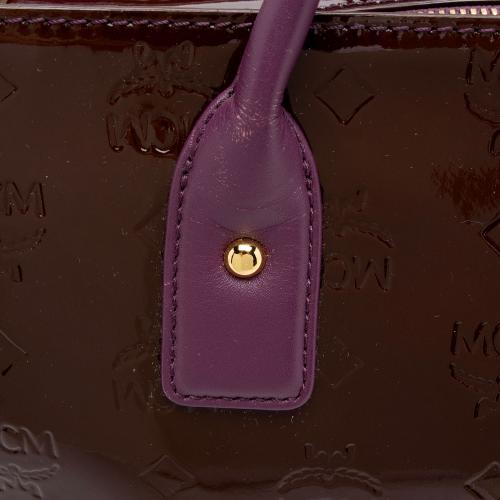 MCM Visteos Patent Leather Tote