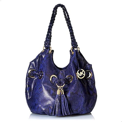 MICHAEL Michael Kors Braided Astor Grommet Large Shoulder Tote