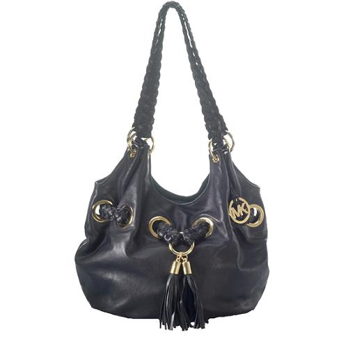 MICHAEL Michael Kors Braided Astor Grommet Large Shoulder Tote