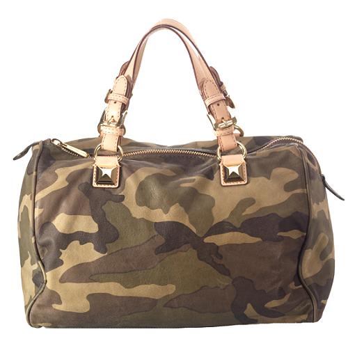 MICHAEL Michael Kors Camo Large Satchel Handbag