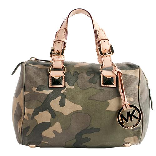 MICHAEL Michael Kors Camo Satchel Handbag MICHAEL Michael Kors Handbags Bag Borrow or Steal